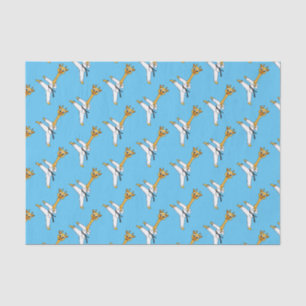 Kung Fu giraffe cartoon Tissuepapier