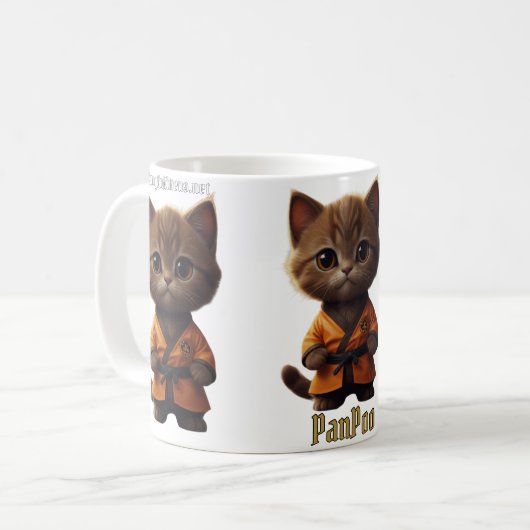 Kung Fu Kittens Mug (PanPoo) (Devant gauche)