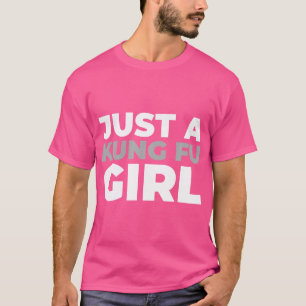 Kung Fu Kungfu Martial Arts - vechter gewoon een K T-shirt