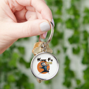 Kung Fu Meowster Sleutelhanger