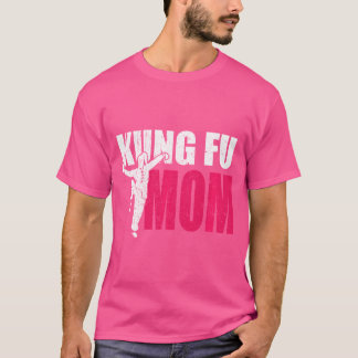 Kung Fu Mom Gift Idee Cool Kung Fu Vechten Vrouwen T-shirt