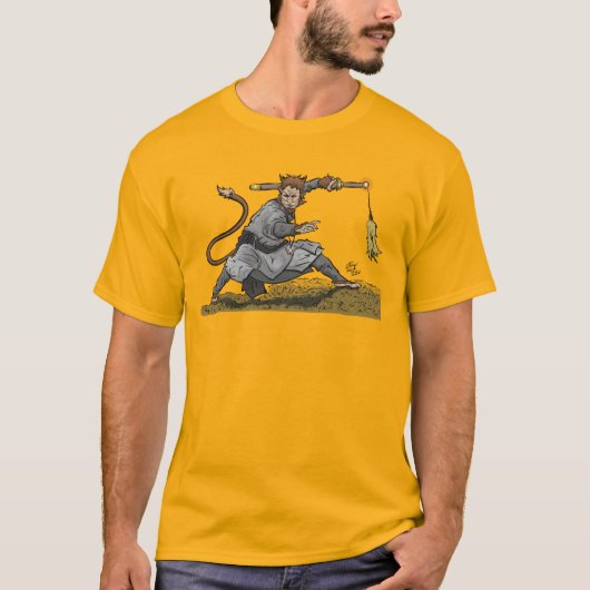 Kung Fu Monkey T-shirt (Voorkant)