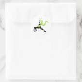 Kung Fu Praying Mantis Ronde Sticker (Tas)