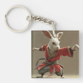 Kung Fu Rabbit Sleutelhanger
