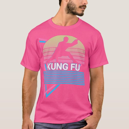 Kung Fu Retro T-shirt (Voorkant)