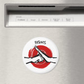 Kung Fu - Vechtsporten - Respect Magneet (Insitu (Vaatwasser))