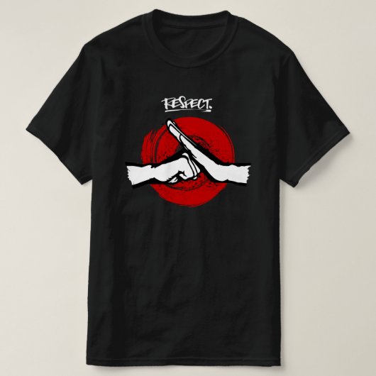 Kung Fu - Vechtsporten - Respect T-shirt (Design voorkant)