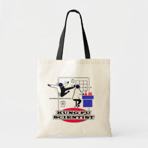 Kung Fu Wetenschapper Tote Bag