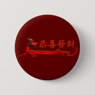 Kung Hei Fat Choi Ronde Button 5,7 Cm