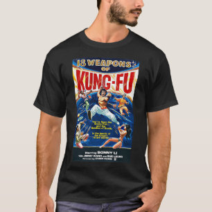Kungfu Karate Bjj Martial Arts Film Retro T-shirt