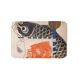 Kuniyoshi banner voor Boys Festival Badmat