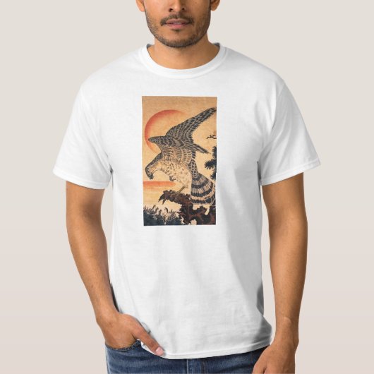 Kuniyoshi Hawk T-shirt (Voorkant)