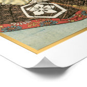 Kuniyoshi  Japan Warrier Akechi Mitsuhide Poster (Hoek)