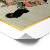 Kuniyoshi  Japans Samurai Imagawa Yoshimo Poster (Hoek)