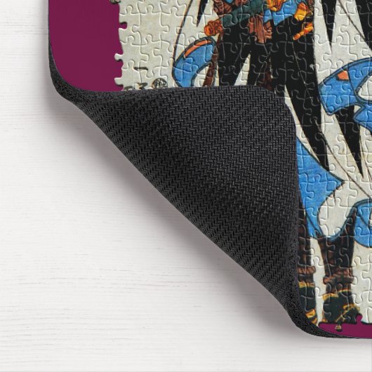 Kuniyoshi ronin puzzle Yato Yomoshichi Norikane Muismat (Hoek)