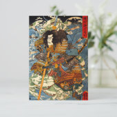 Kuniyoshi Samurai Uitnodigingen (Staand voorkant)