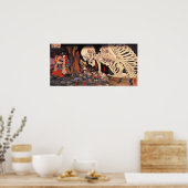 Kuniyoshi Skeleton Poster (Keuken)