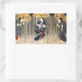 Kuniyoshi Trois Femmes Avec Stickers Parapluies (Sac)