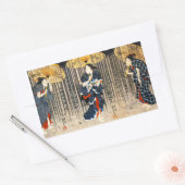 Kuniyoshi Trois Femmes Avec Stickers Parapluies (Enveloppe)