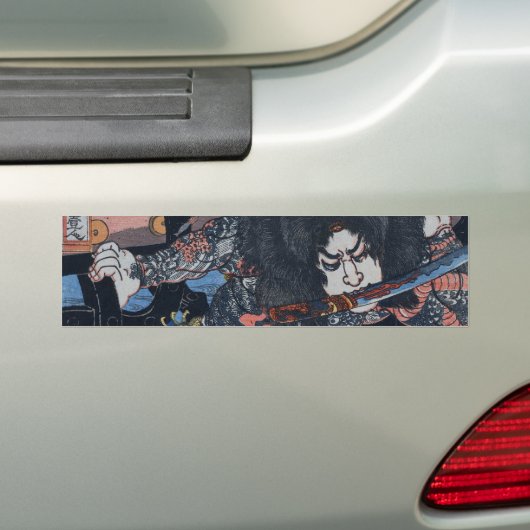 Kuniyoshi's Assassin. Bumpersticker (Op auto)