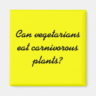 Kunnen vegetariërs vleesetende planten eten? magneet