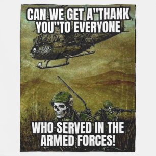 KUNNEN WE EEN BEDANKJE KRIJGEN? FLEECE DEKEN