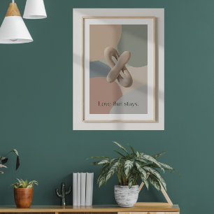 Kunst aan de muur-Ewige liefde Poster