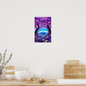 Kunst aan de muur. Stadstuin Poster (Keuken)