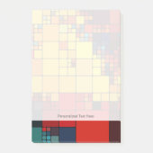 Kunst abstract levendig geometrisch patroon van de post-it® notes (Voorkant)