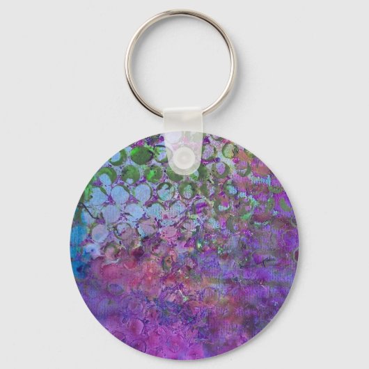 Kunst Abstract Sleutelhanger (Voorkant)