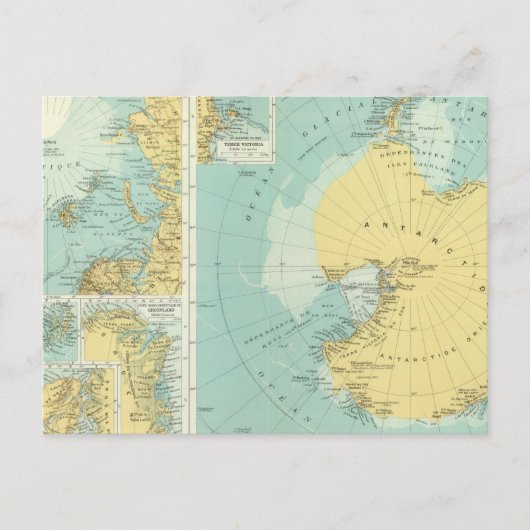 Kunst, Antarctica Briefkaart (Voorkant)