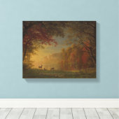 Kunst "As Deer Pant for Water" Canvas Afdruk (Insitu (Houten vloer))
