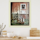 Kunst, B. Mitchell Milk Jugs Poster (Keuken)