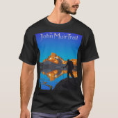 Kunst - Banner Peak - John Muir Trail Text T-shirt (Voorkant)