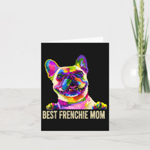 Kunst Beste Frenchie Moeder Franse Bulldog Hond Mo Kaart