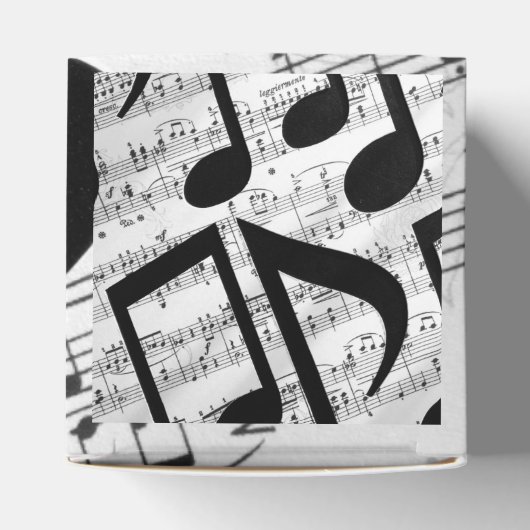 Kunst Bladmuziek Bedankdoosjes (Bovenkant)