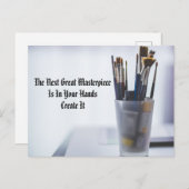 Kunst Briefkaart (Voorkant / Achterkant)