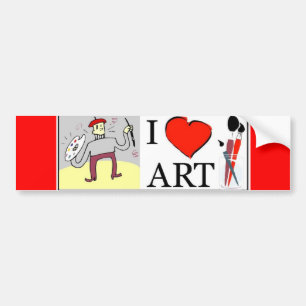 Kunst Bumpersticker