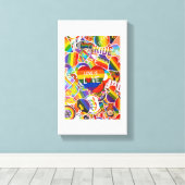 Kunst Canvas Afdruk (Insitu (Houten vloer))