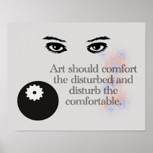 Kunst - citaat over kunst - Kunstafdrukken Poster