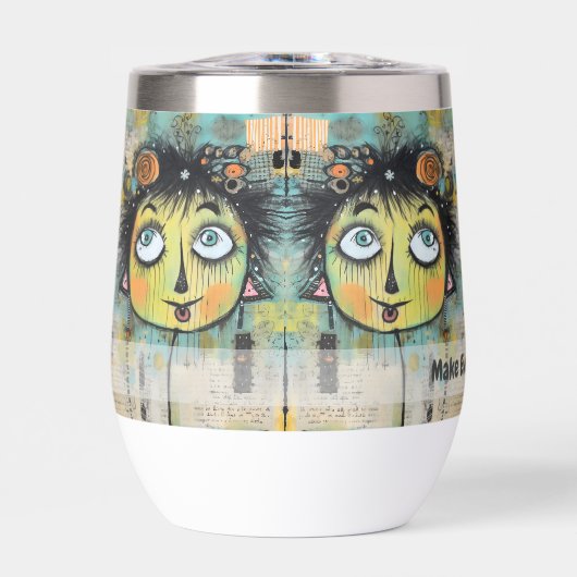 Kunst collage dame 11 (Voorkant)