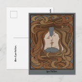  kunst : de kus briefkaart (Voorkant / Achterkant)