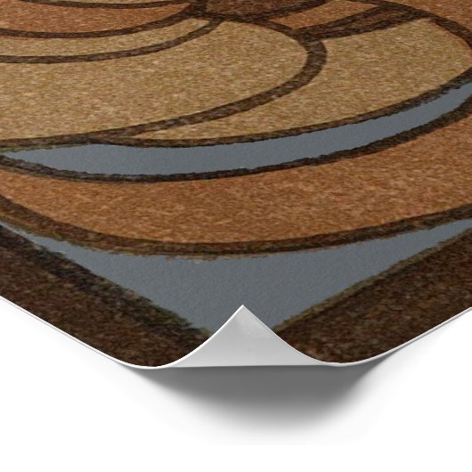  kunst : de kus poster (Hoek)