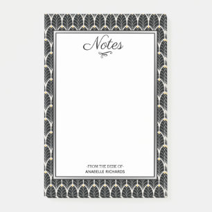Kunst Deco Black Palmettos uit de jaren 20 Post-it® Notes