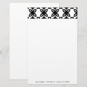 Kunst Deco Blooms - Speciaal papier (Voorkant / Achterkant)