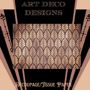 Kunst Deco Bronze - Weefselpapier Tissuepapier