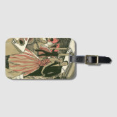 kunst deco bruilding, Pas getrouwd eerste dansdag Bagagelabel (Voorkant (horizontaal))