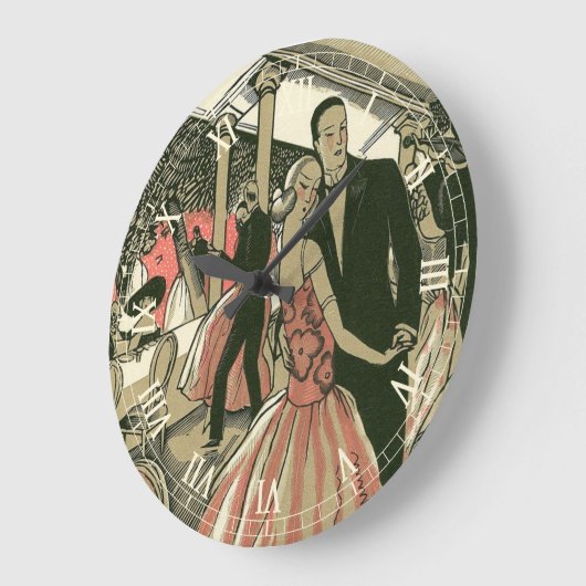 kunst deco bruilding, Pas getrouwd eerste dansdag Grote Klok (Hoek)