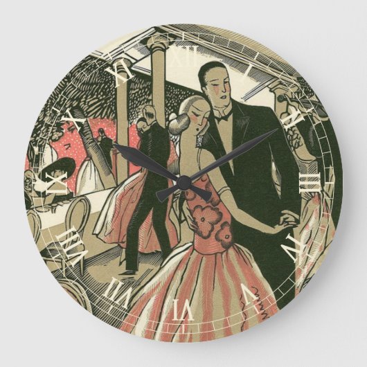 kunst deco bruilding, Pas getrouwd eerste dansdag Grote Klok (Voorkant)