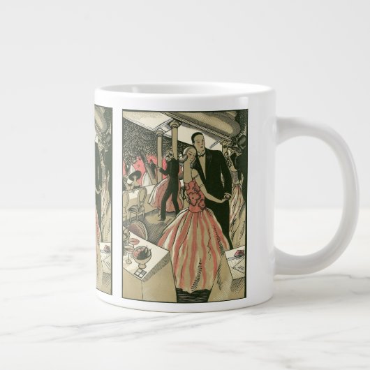 kunst deco bruilding, Pas getrouwd eerste dansdag Grote Koffiekop (Rechts)